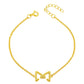 Bracciale Glowy Bow placcato oro