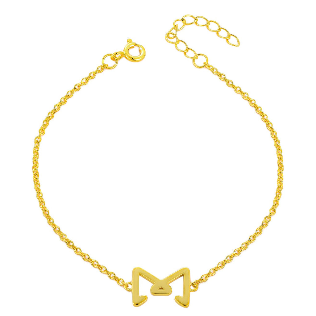 Bracciale Glowy Bow placcato oro