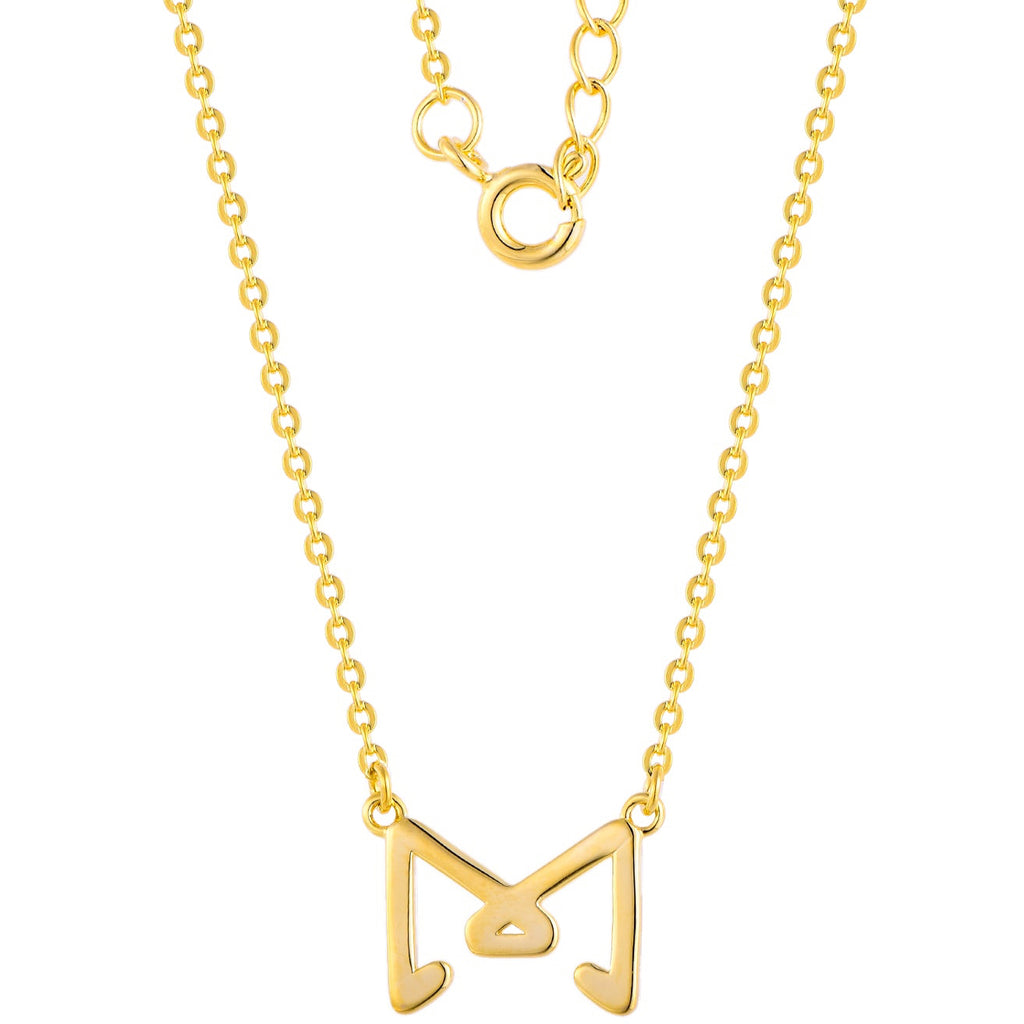 Collana Glowy Bow placcato oro