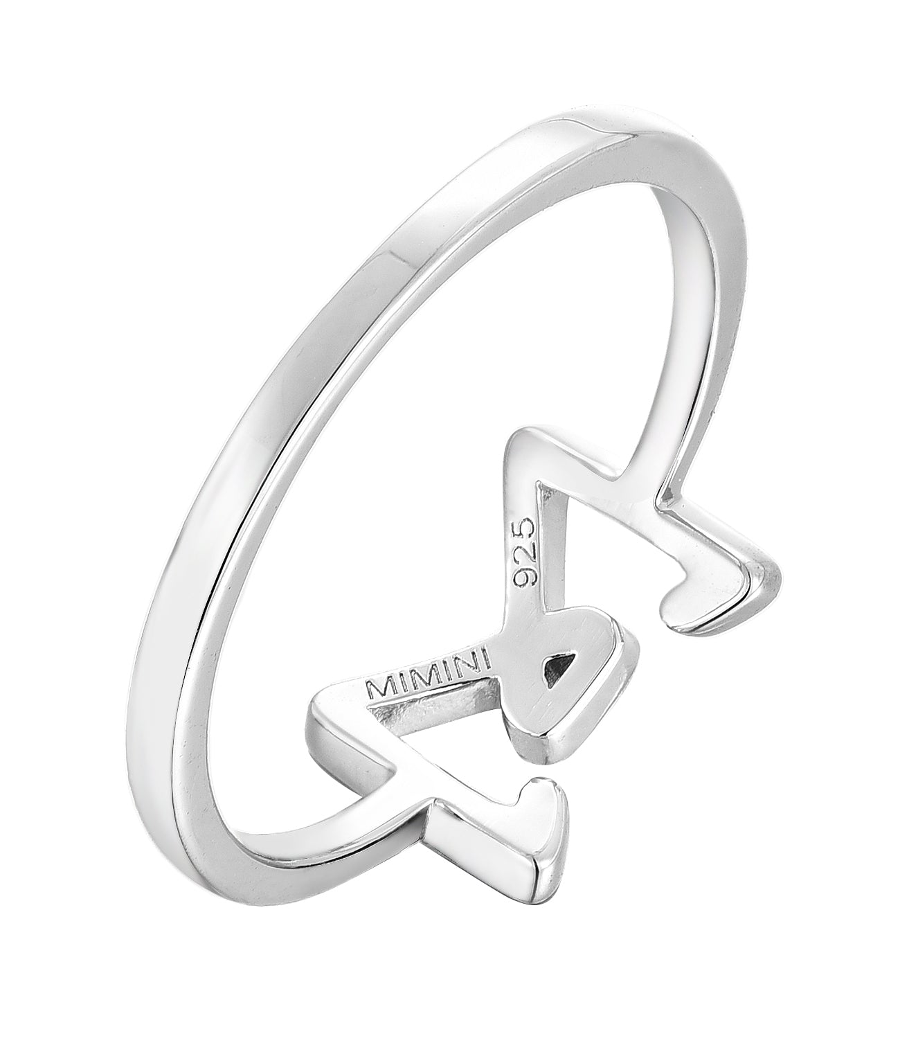 Anello Glowy Bow argento