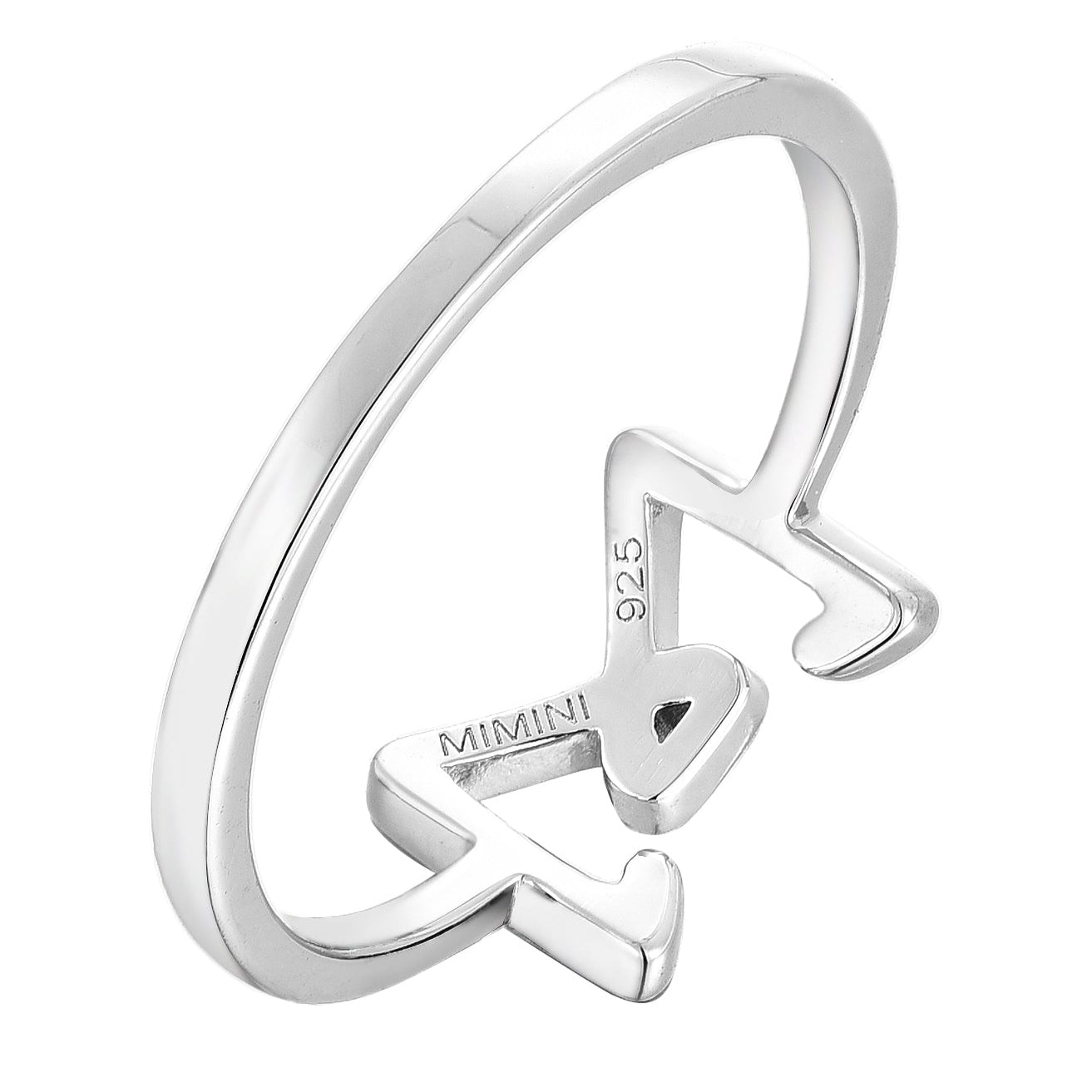 Anello Glowy Bow argento