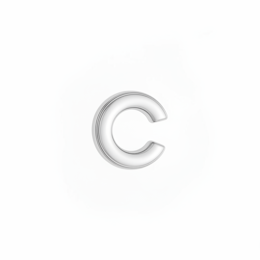 Ear cuff liscio piccolo in 2 colori