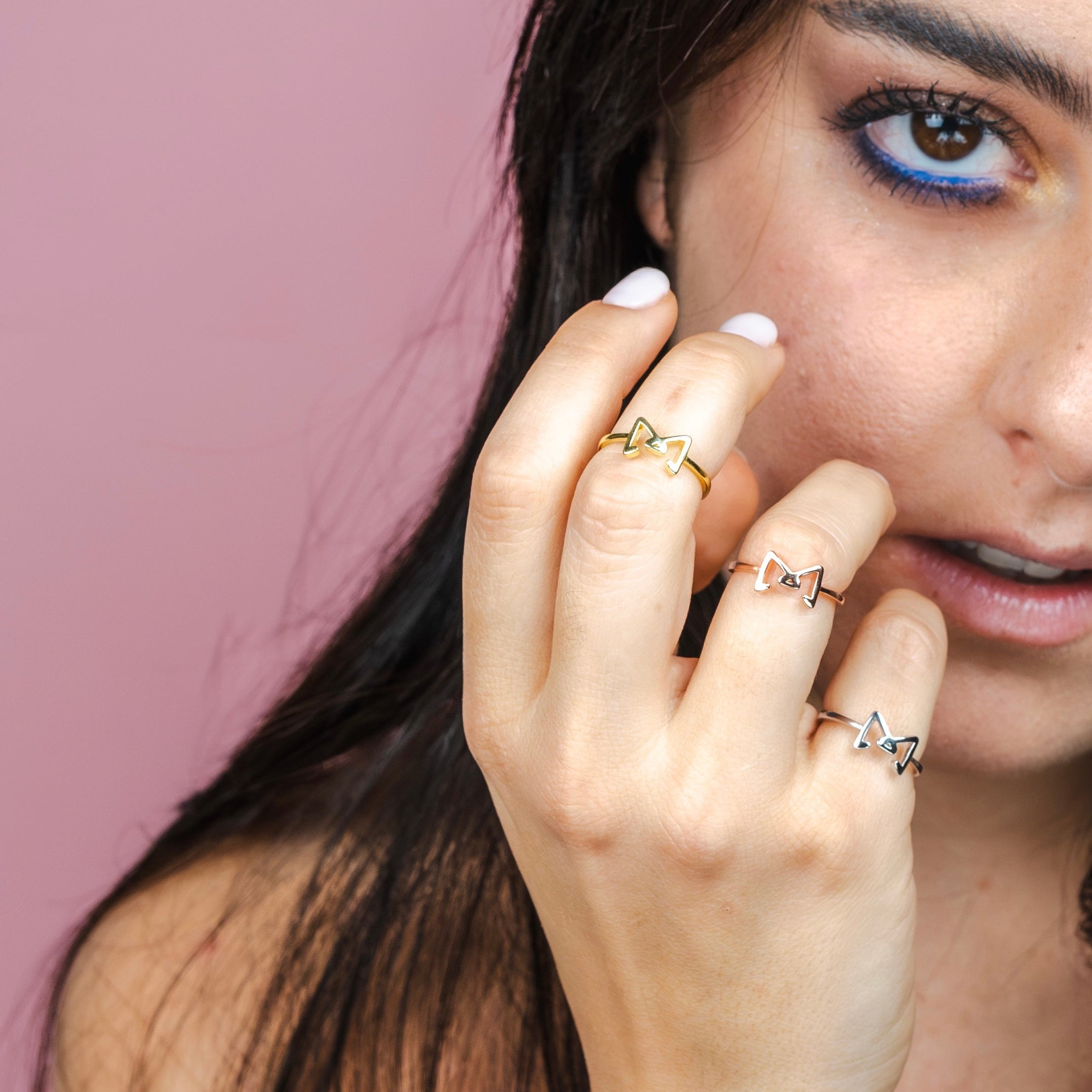 Anello Glowy Bow argento