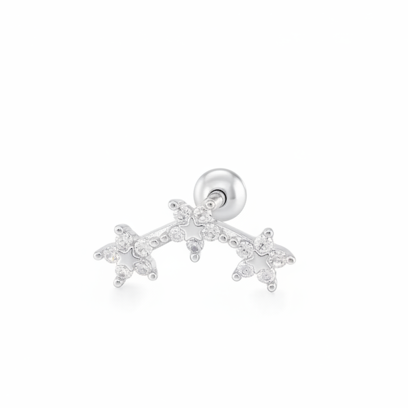 Piercing scia di fiori