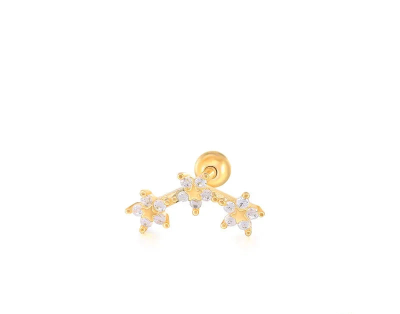 Piercing scia di stelle in 2 colori