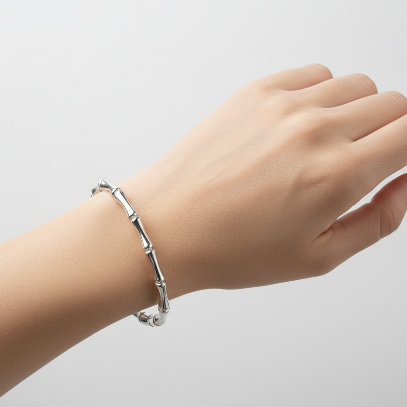 Bracciale rigido Bambù