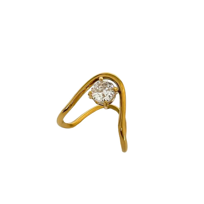 Anello punto luce in 2 colori