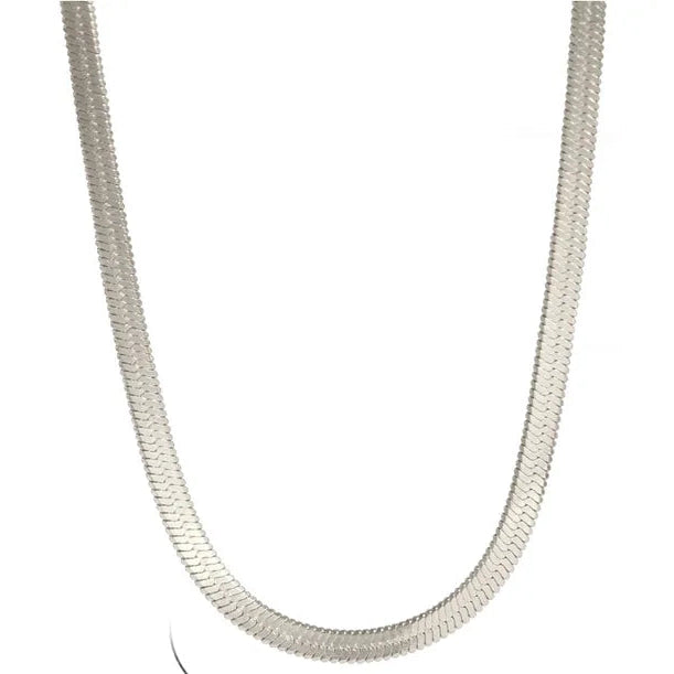 Collana snake piatta in 2 colori