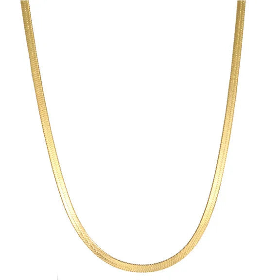 Collana snake piatta in 2 colori