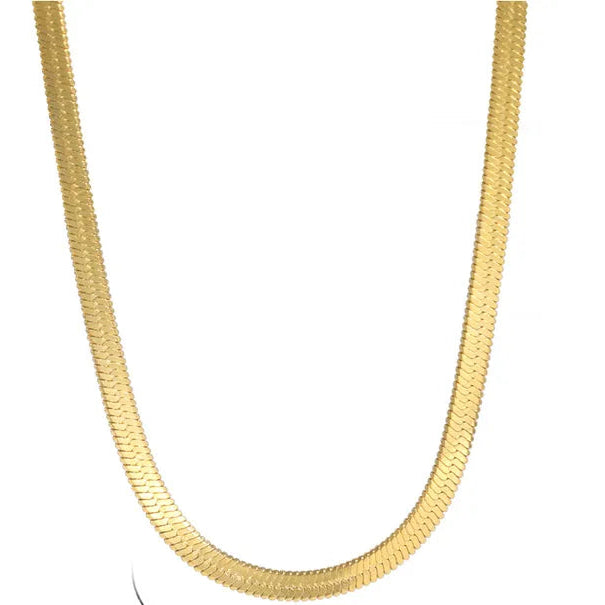 Collana snake piatta in 2 colori