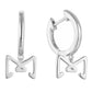 Orecchini Glowy Bow argento