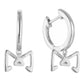 Orecchini Glowy Bow argento