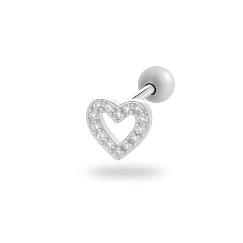 Piercing cuoricino in 2 colori