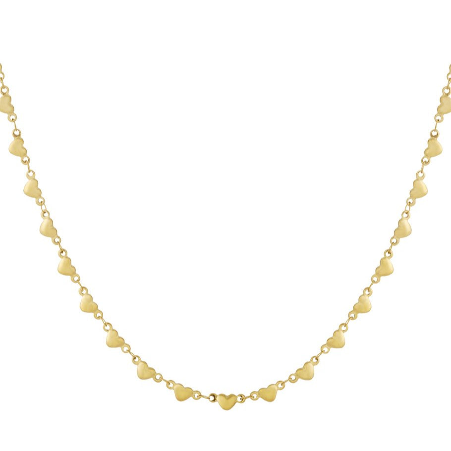 Collana cuori in 2 colori