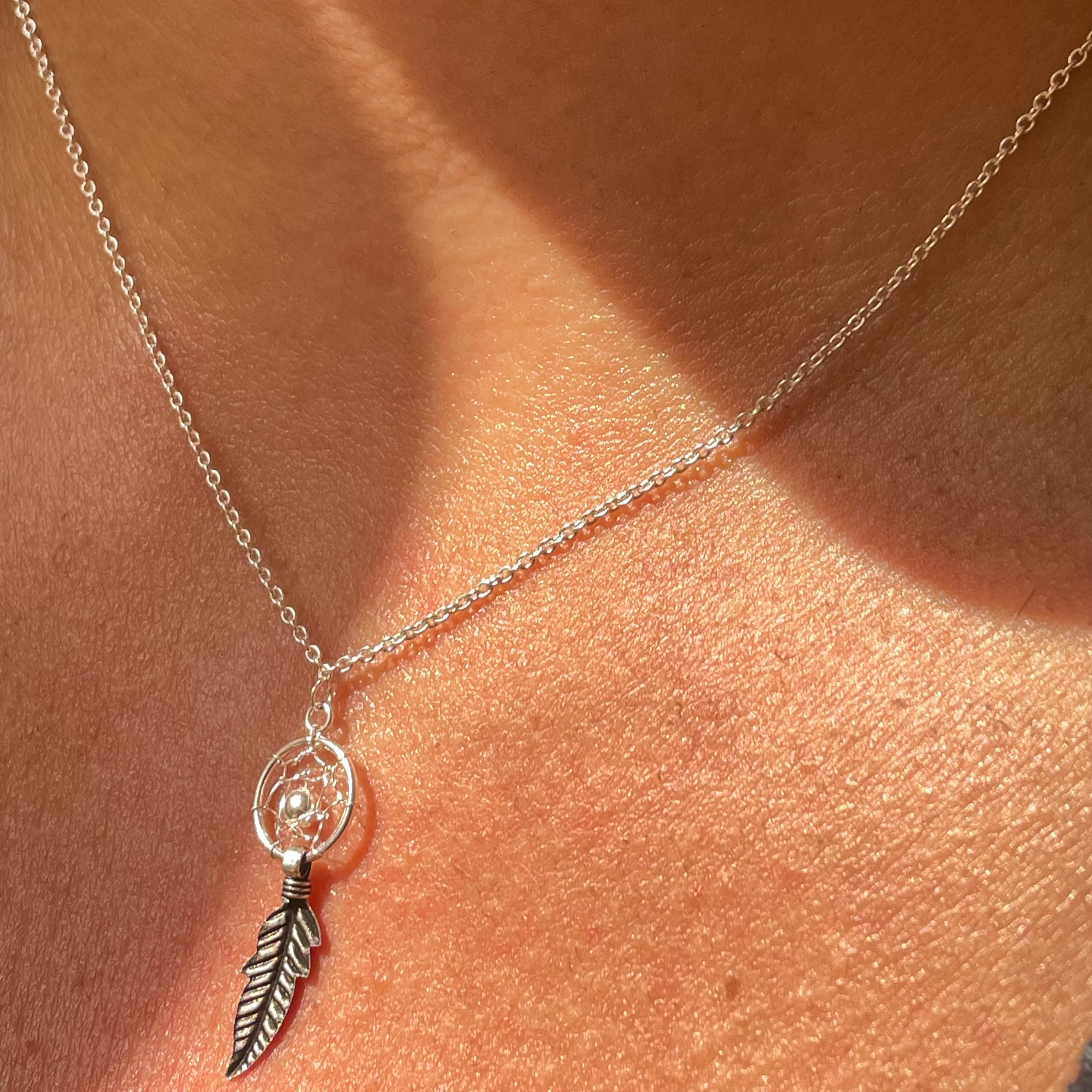 Collana con acchiappasogni