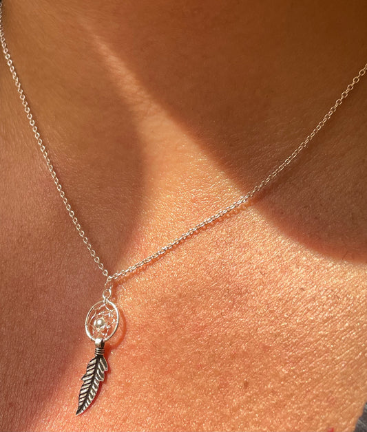 Collana con acchiappasogni