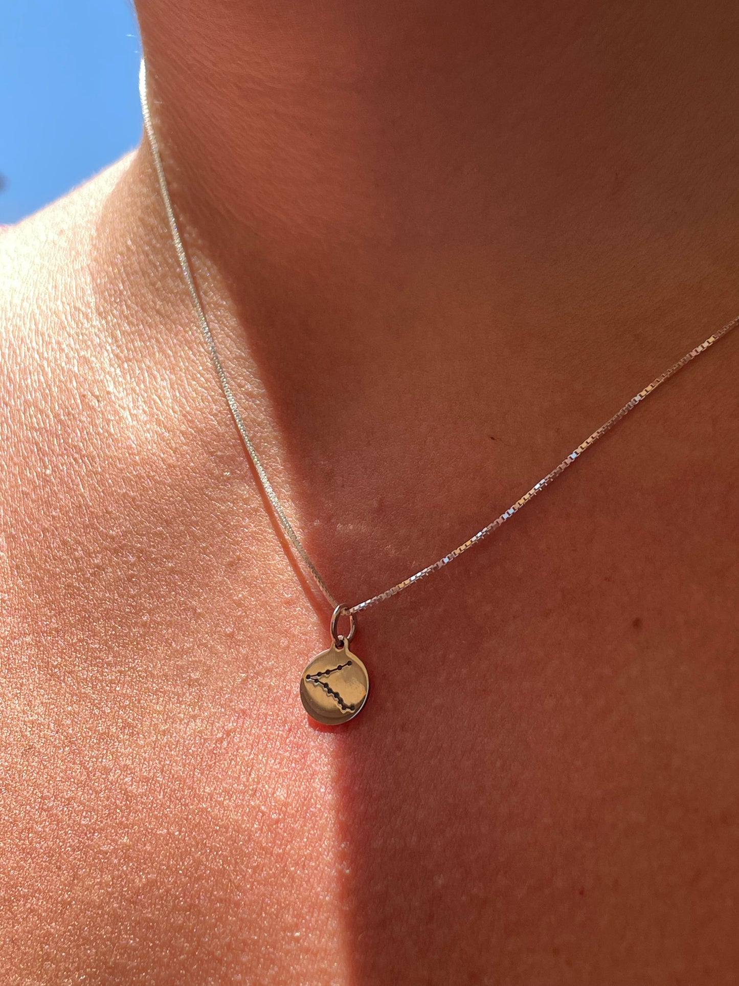 Collana con segno zodiacale