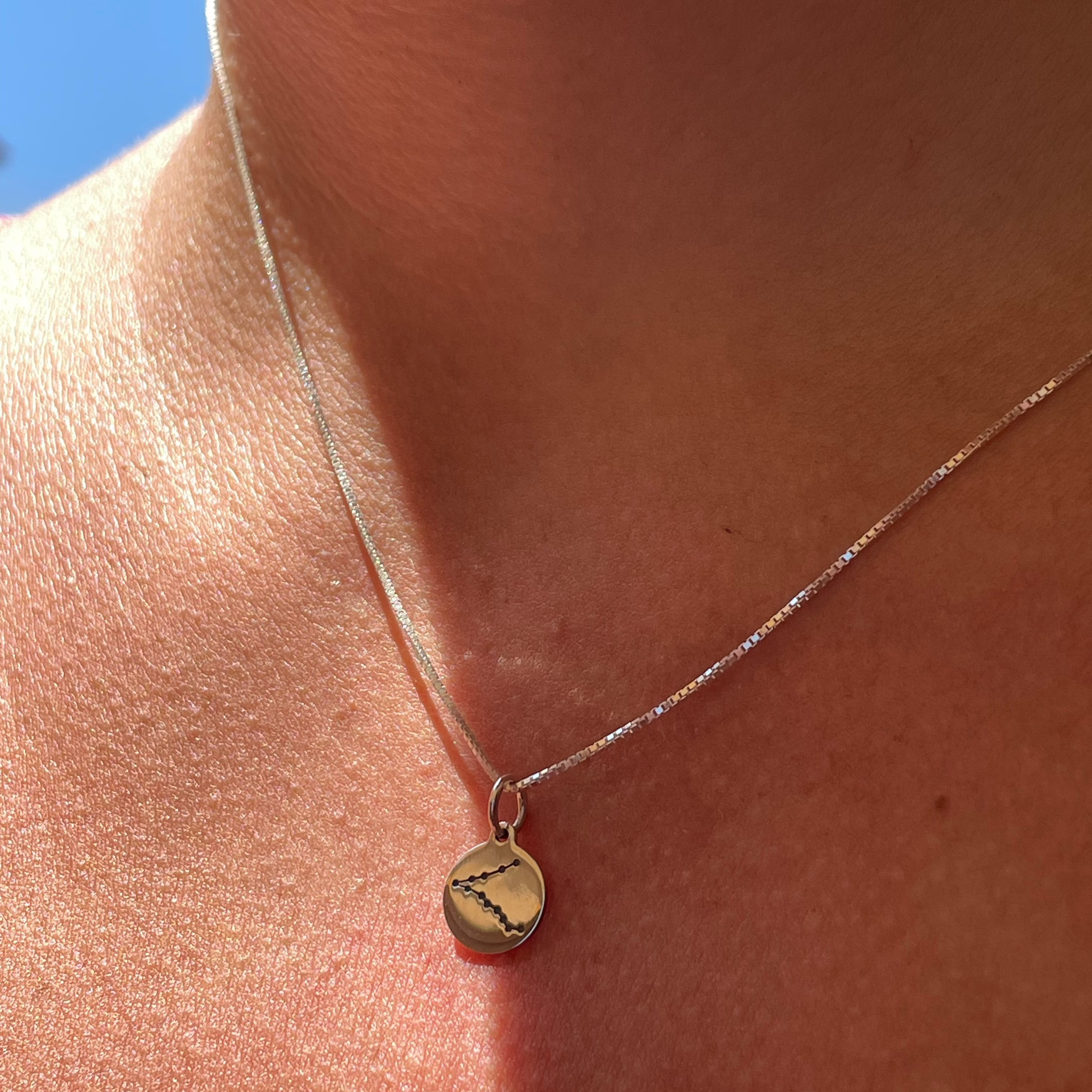 Collana con segno zodiacale