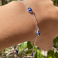 Bracciale con occhio di Allah pendenti