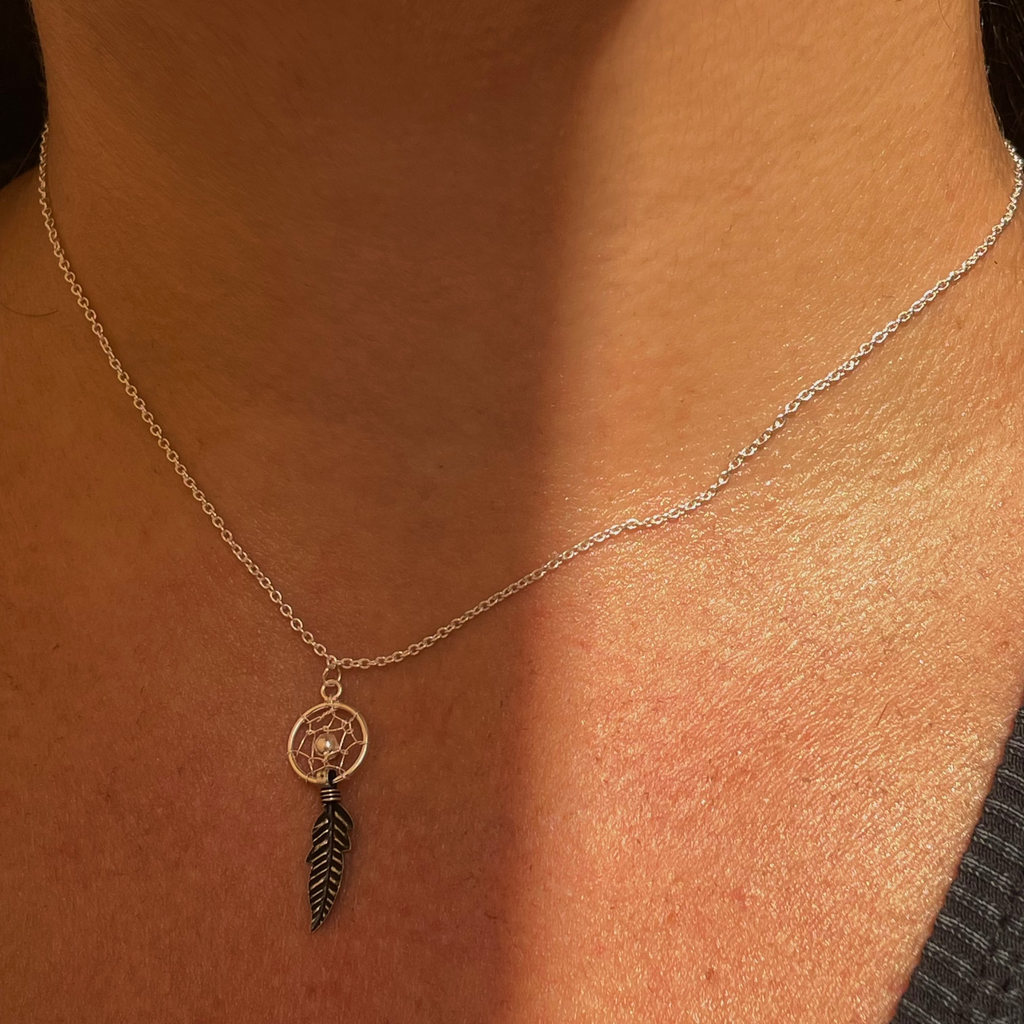 Collana con acchiappasogni