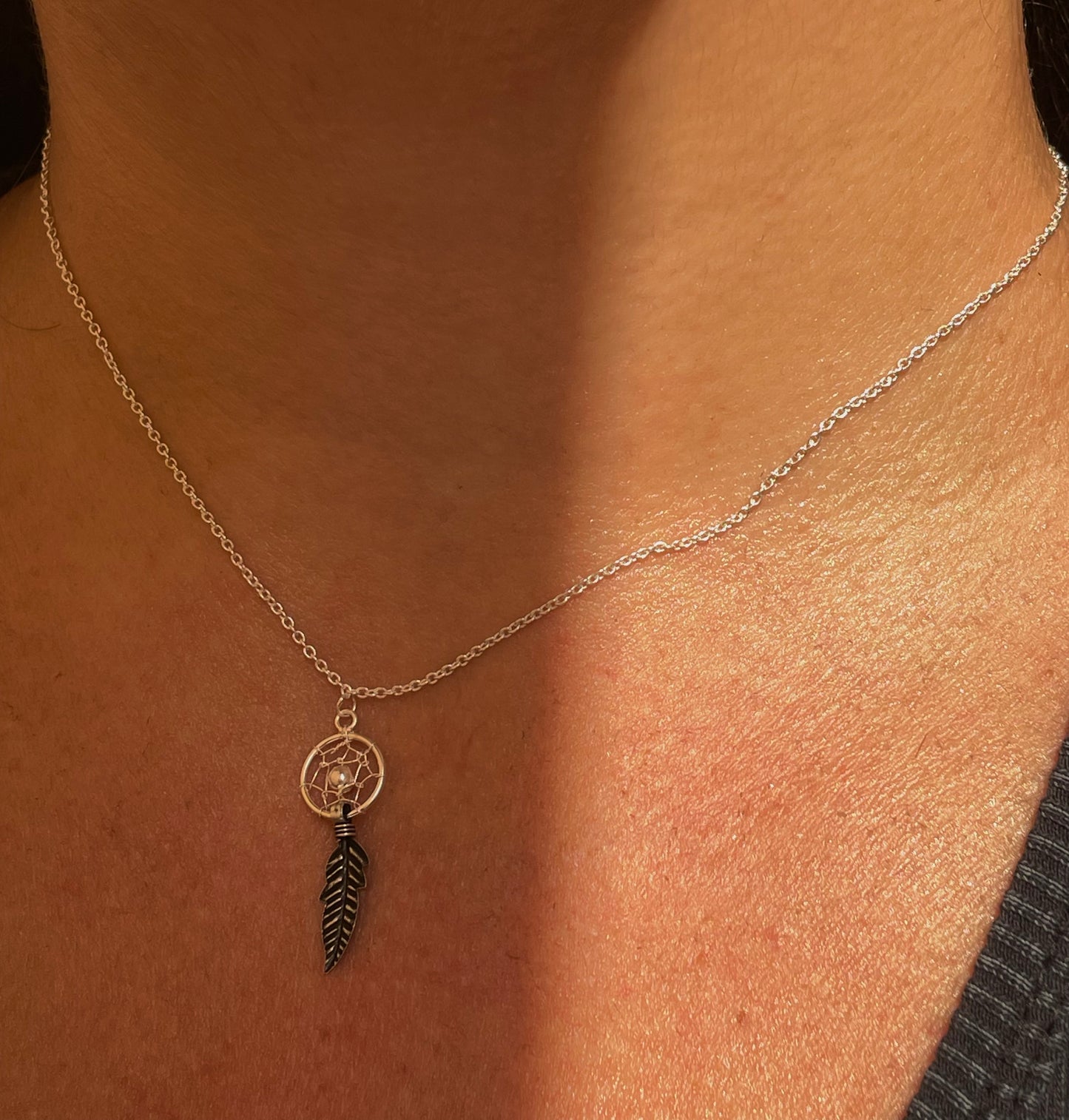 Collana con acchiappasogni