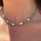Collana con perle e perline in 4 colori