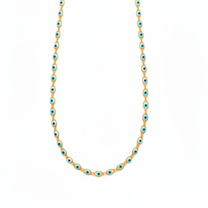 Collana con occhio di Allah