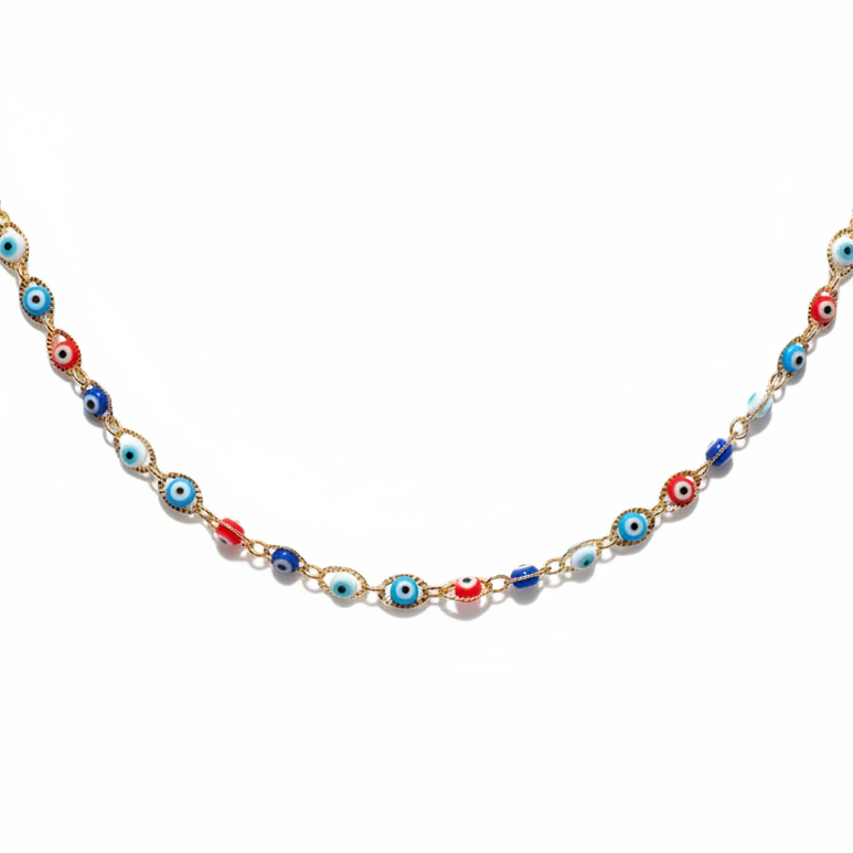 Collana con occhio di Allah