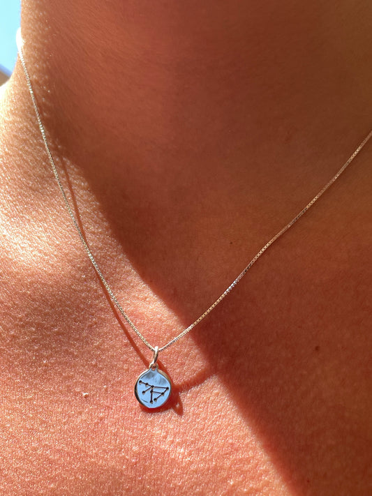 Collana con segno zodiacale