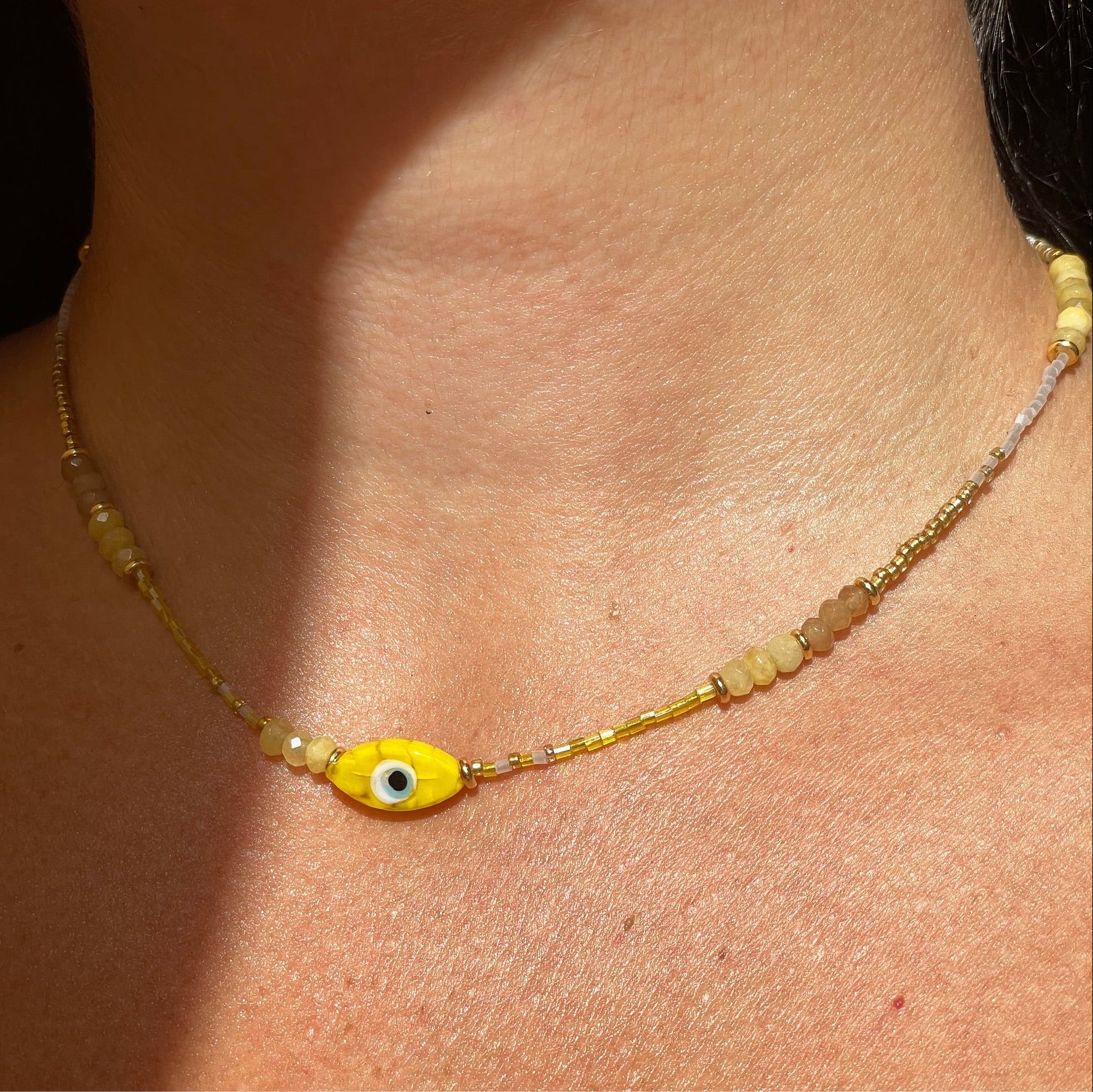 Collana con occhio di Allah in 5 colori