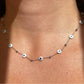 Collana con perline e occhio di Allah in 3 colori