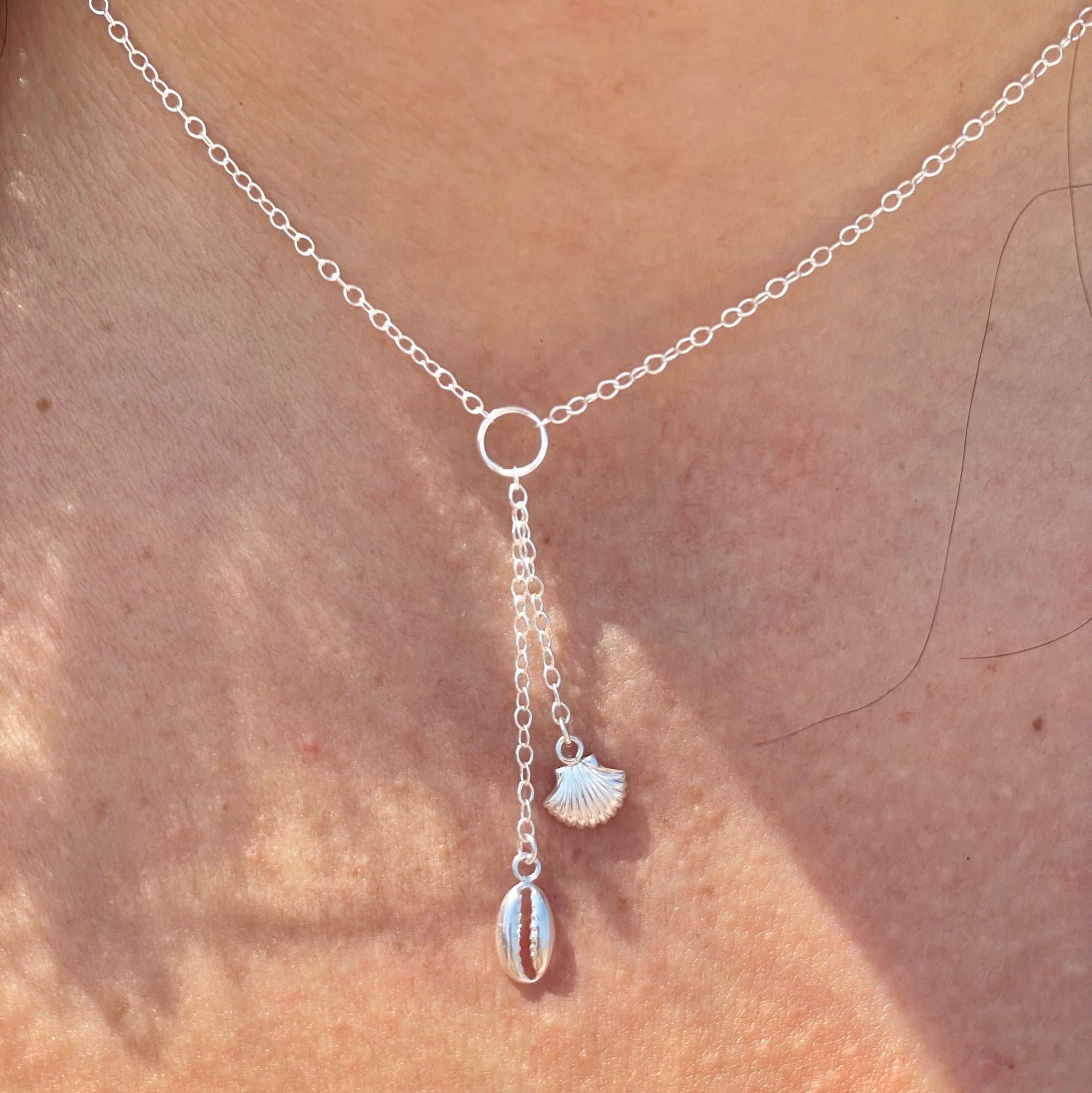 Collana conchiglia piccola e grande