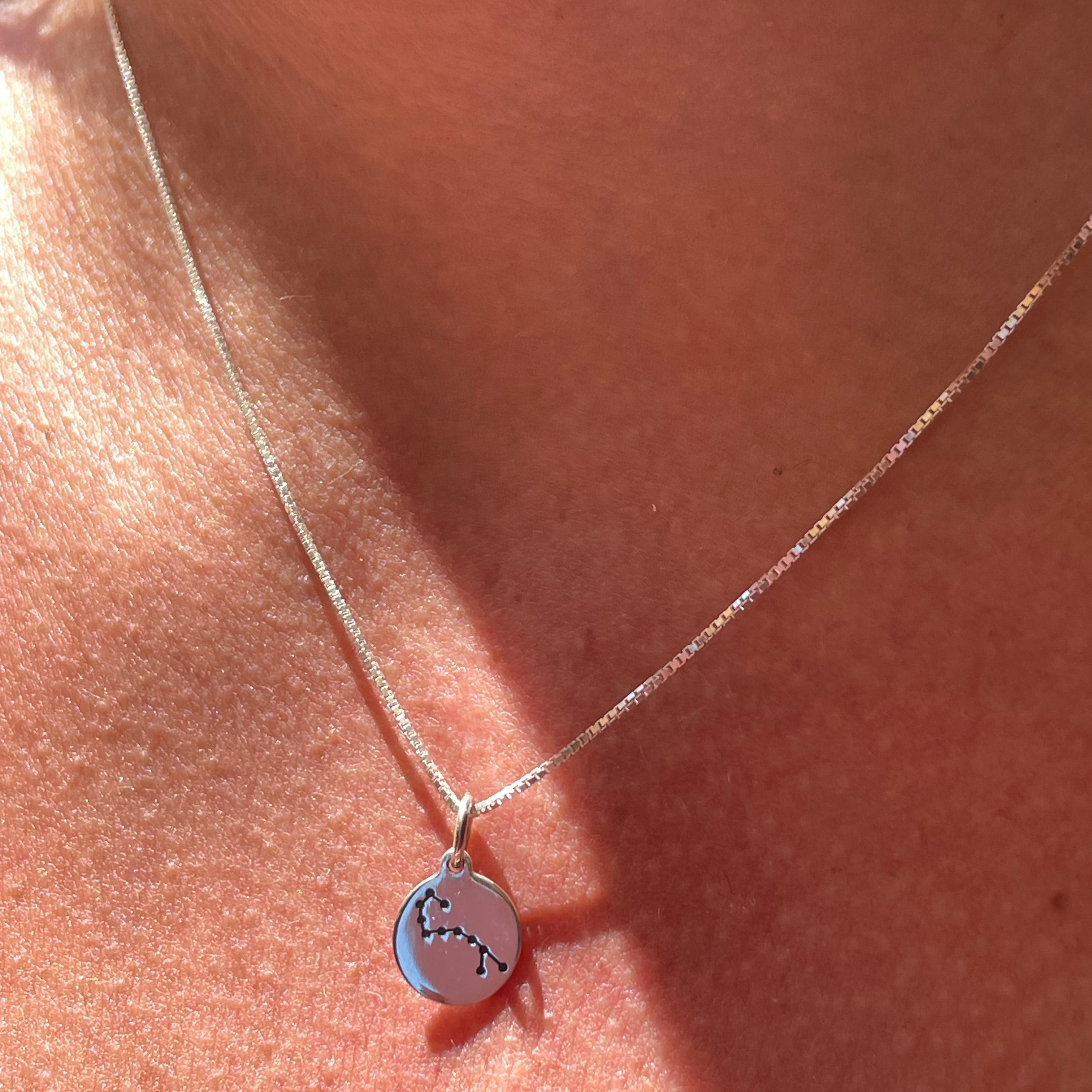 Collana con segno zodiacale