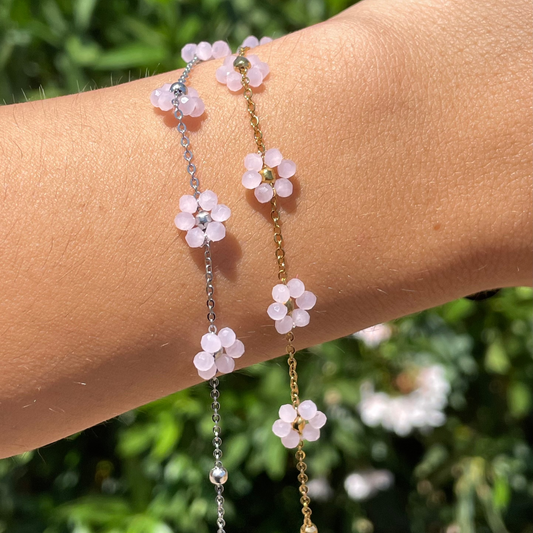 Bracciale fiori in 11 colori