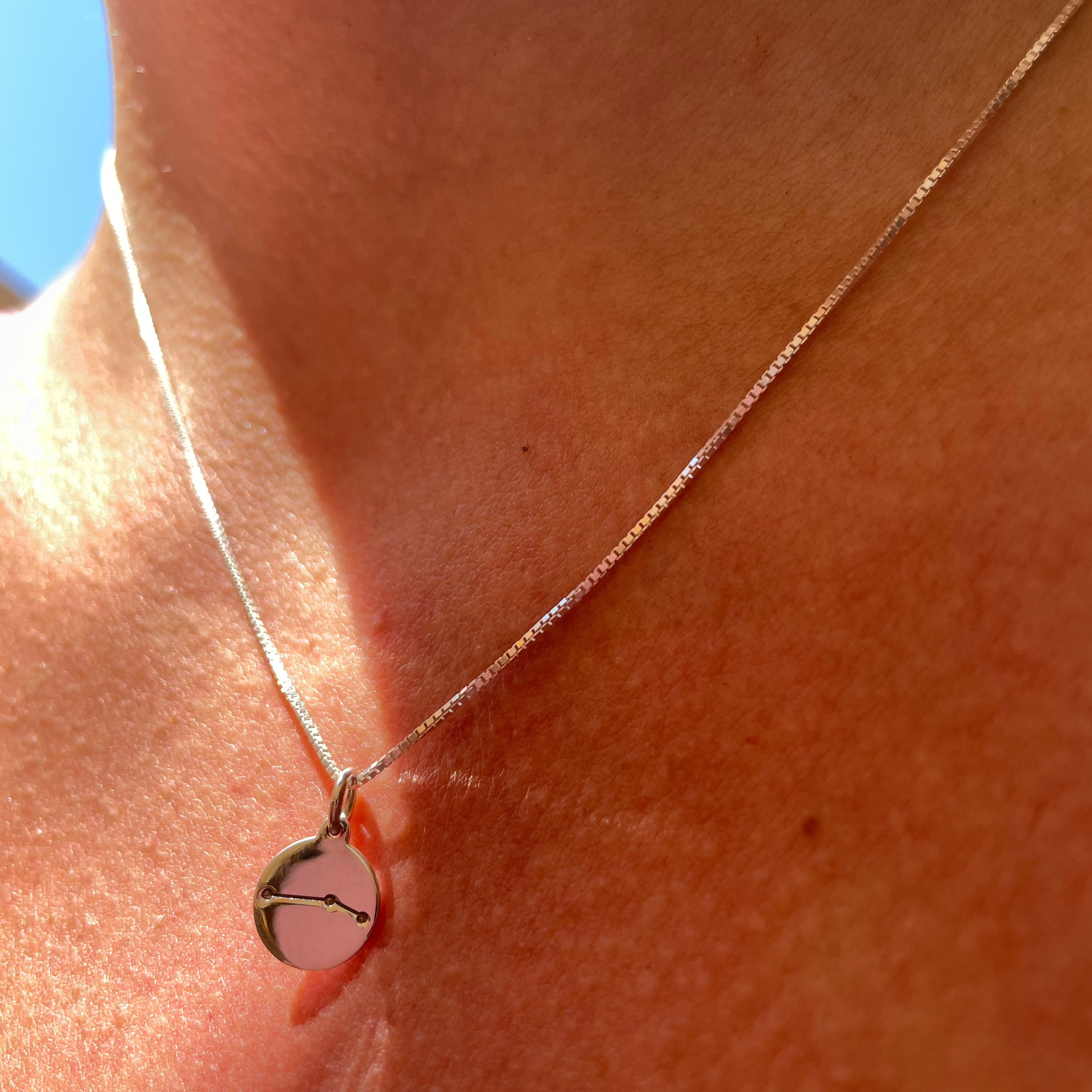 Collana con segno zodiacale