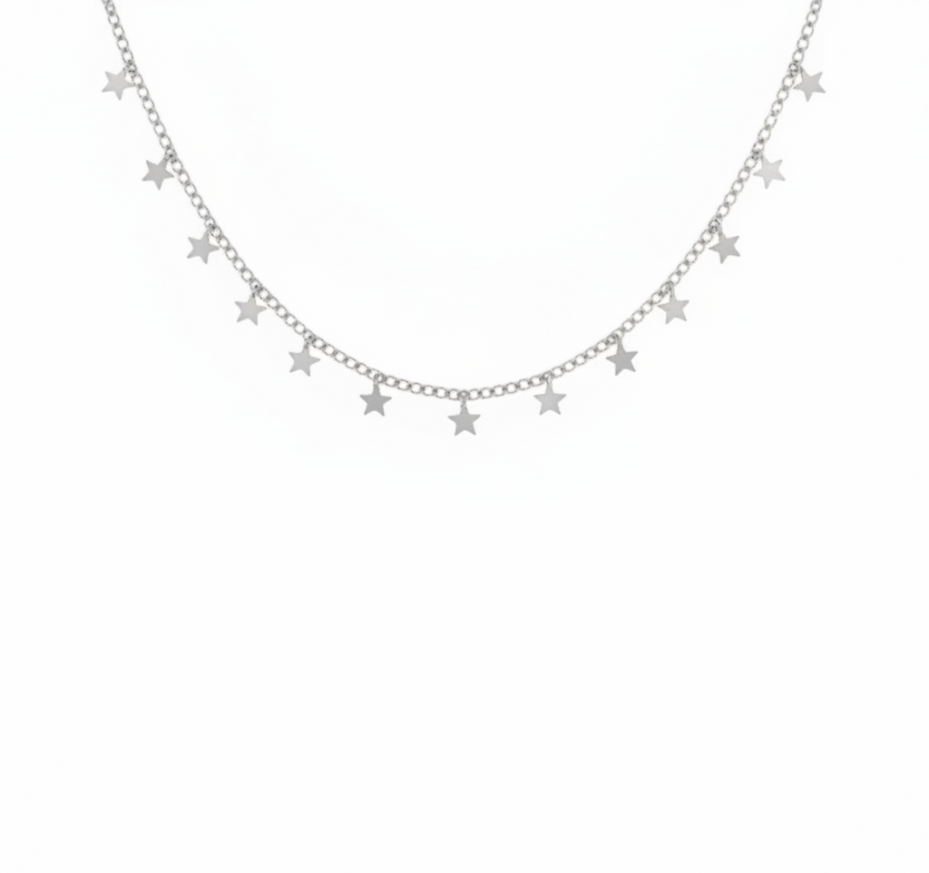 Collana piccole stelle in 2 colori