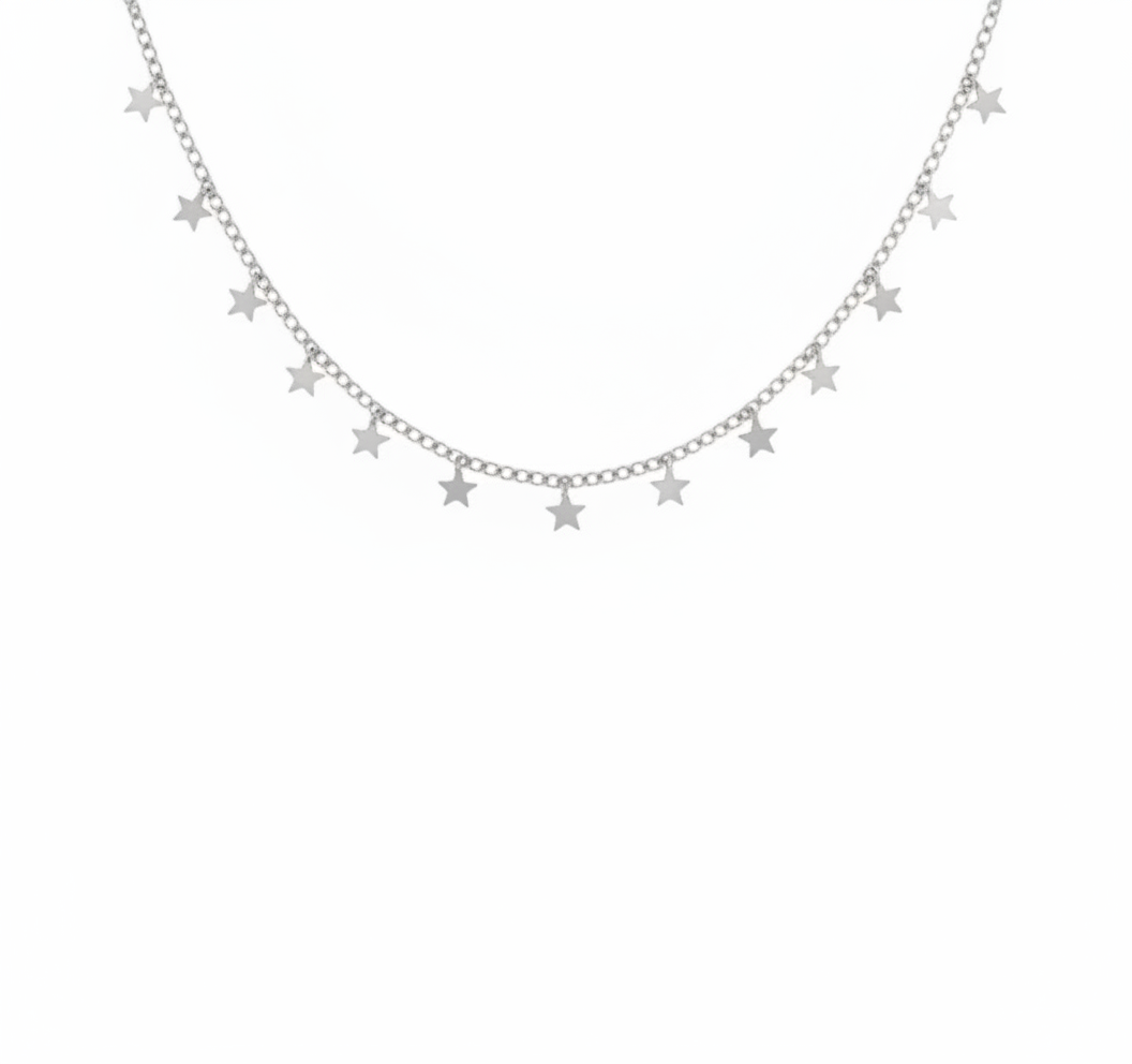 Collana piccole stelle in 2 colori