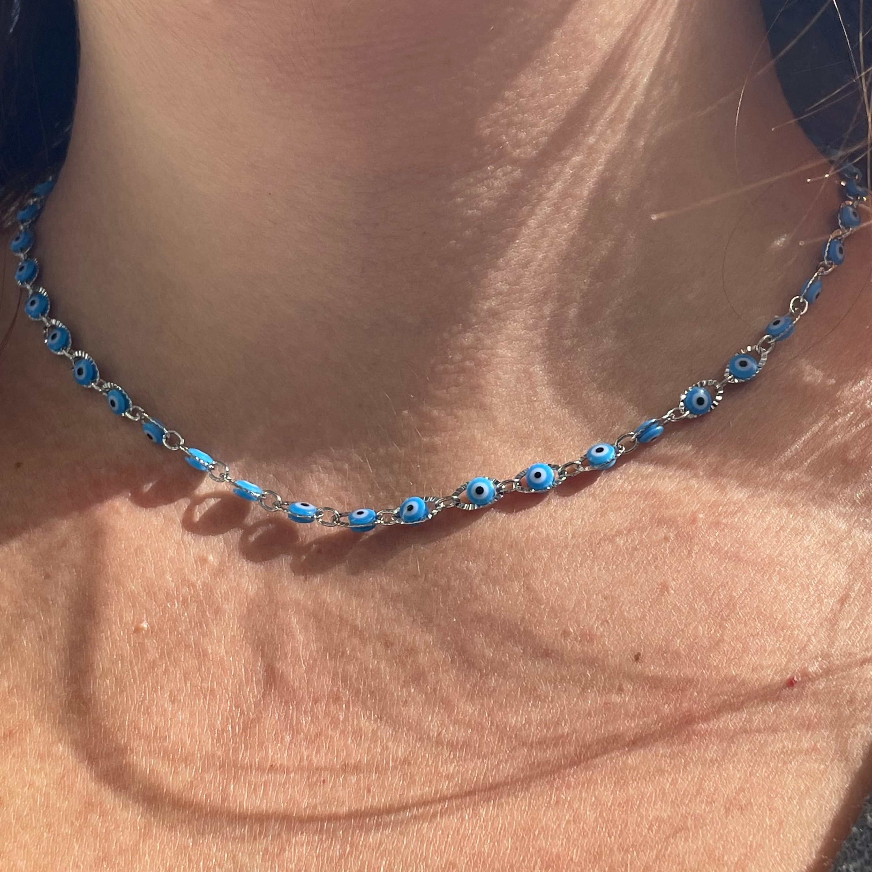 Collana con occhio di Allah in 10 colori