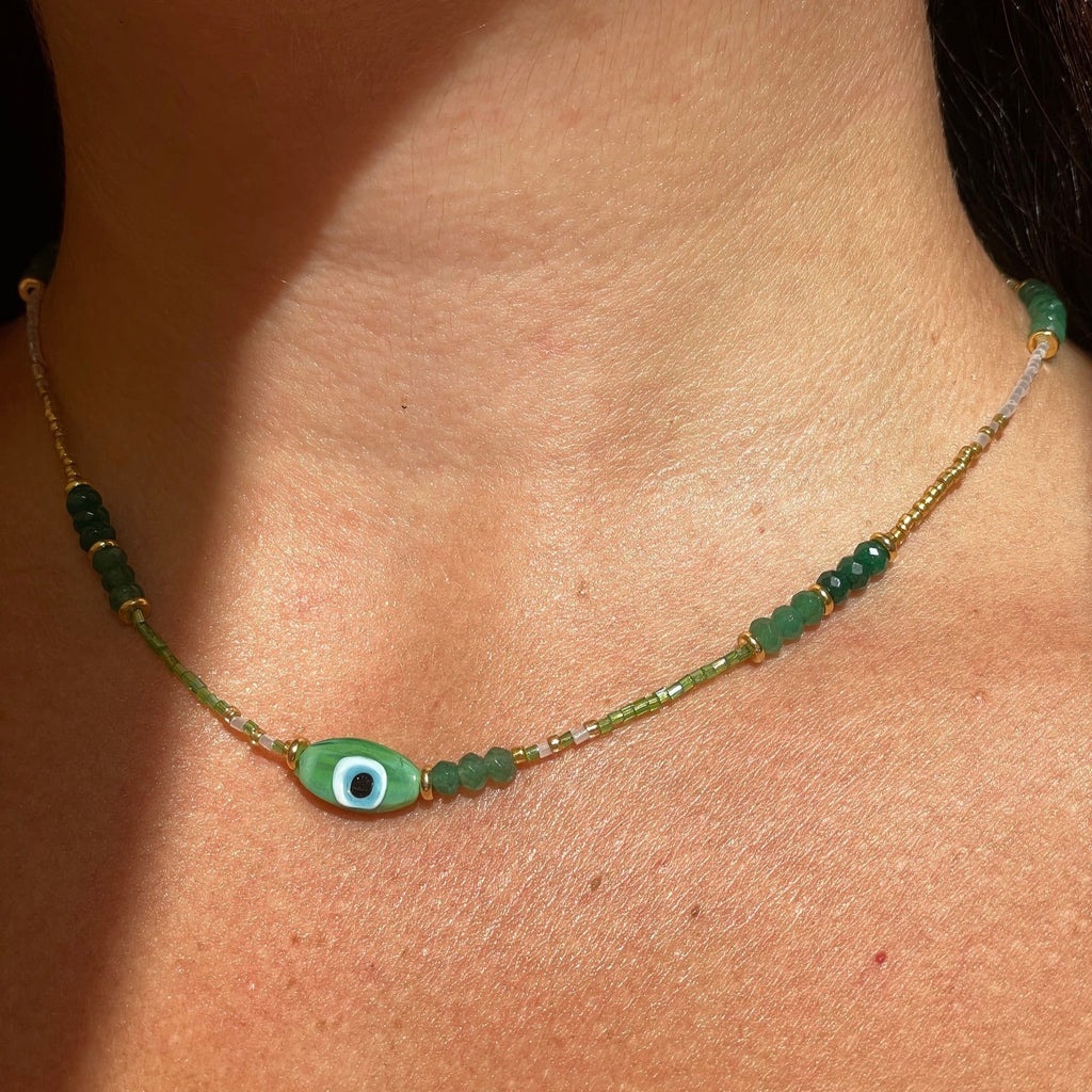Collana con occhio di Allah in 5 colori