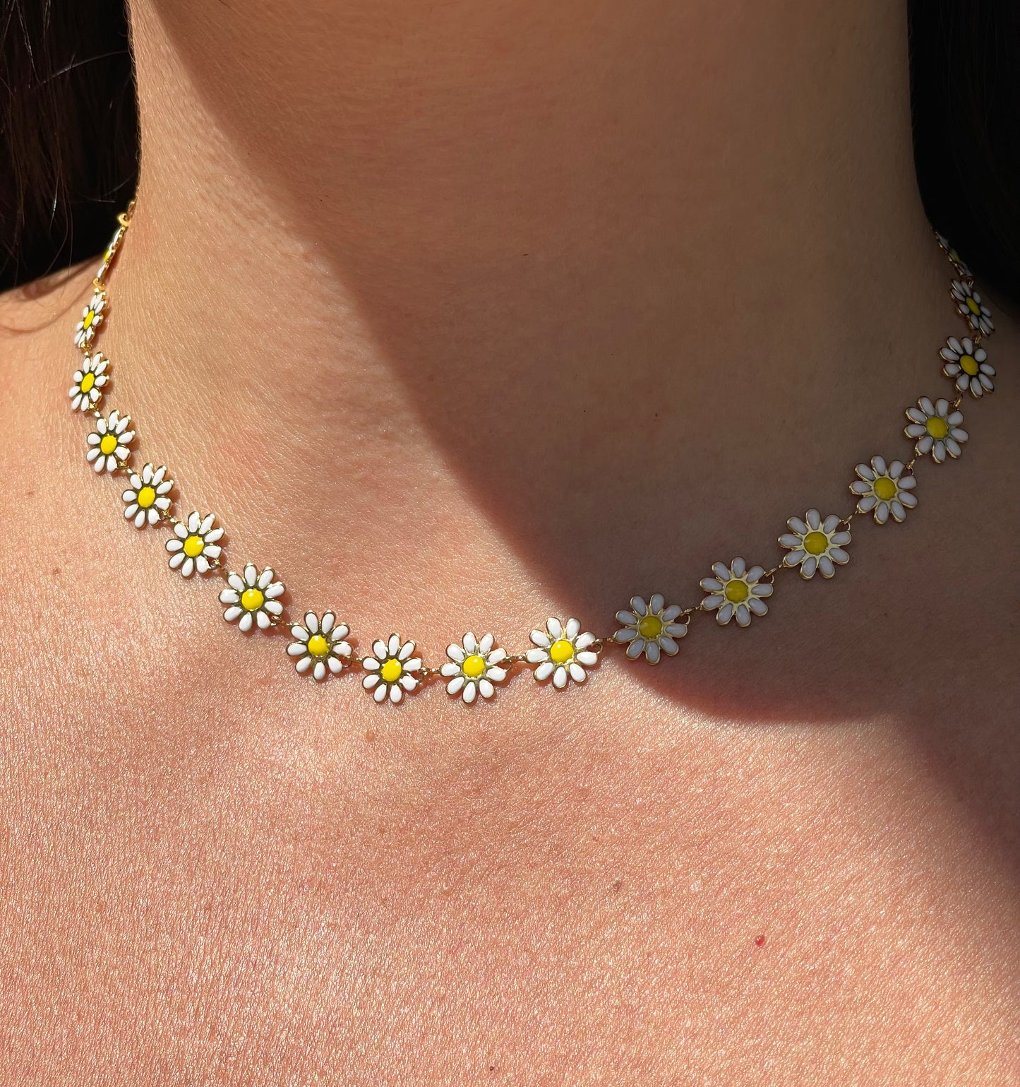Collana margherite in 3 colori