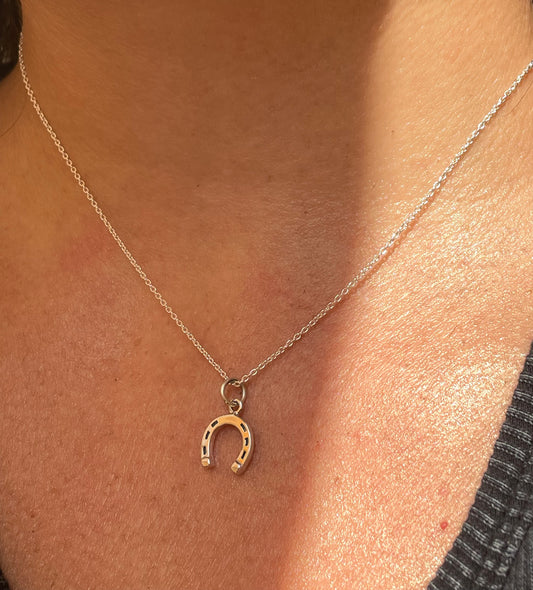 Collana con ferro di cavallo
