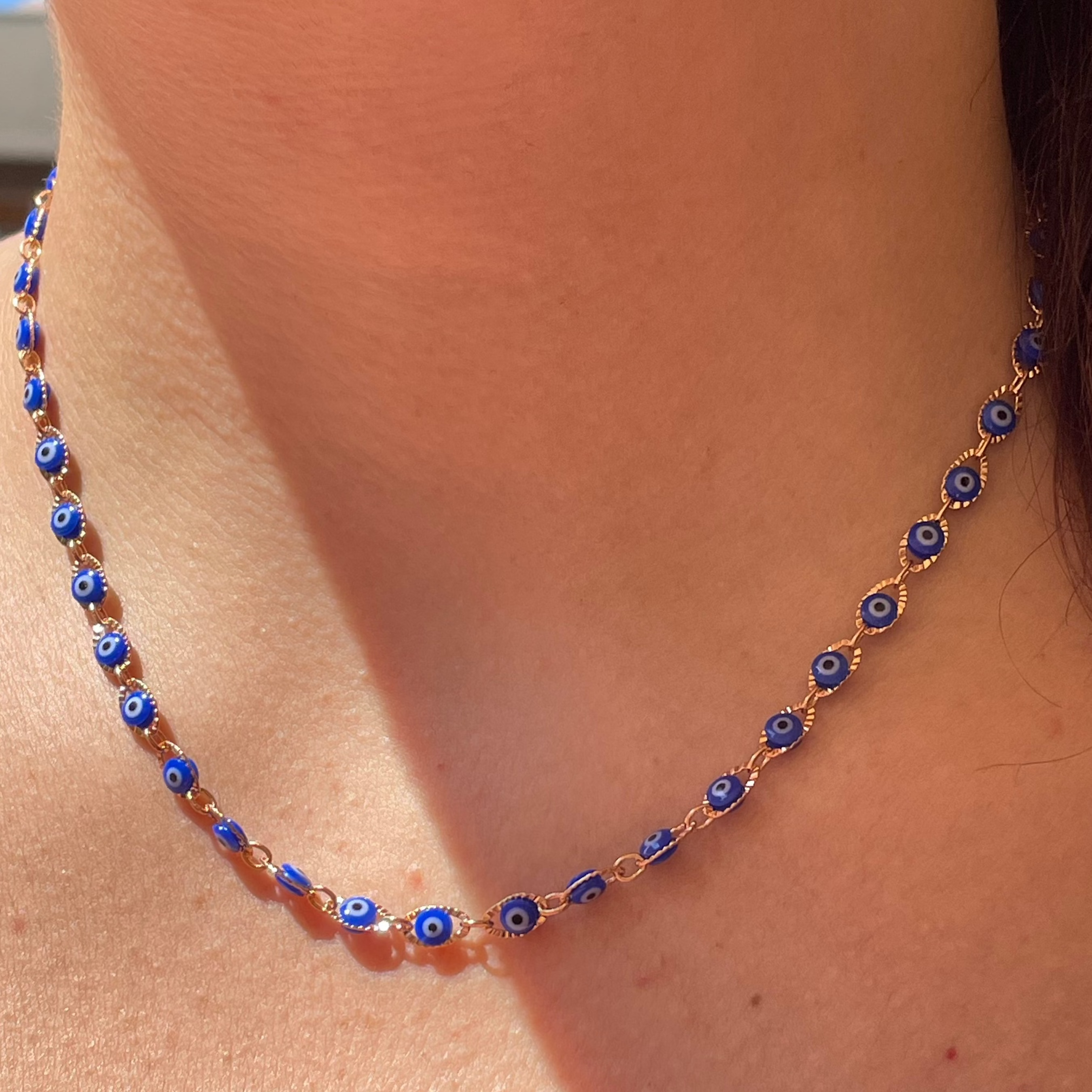 Collana con occhio di Allah