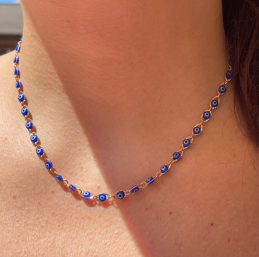 Collana con occhio di Allah