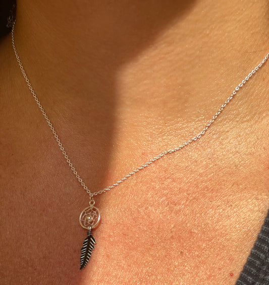 Collana con acchiappasogni