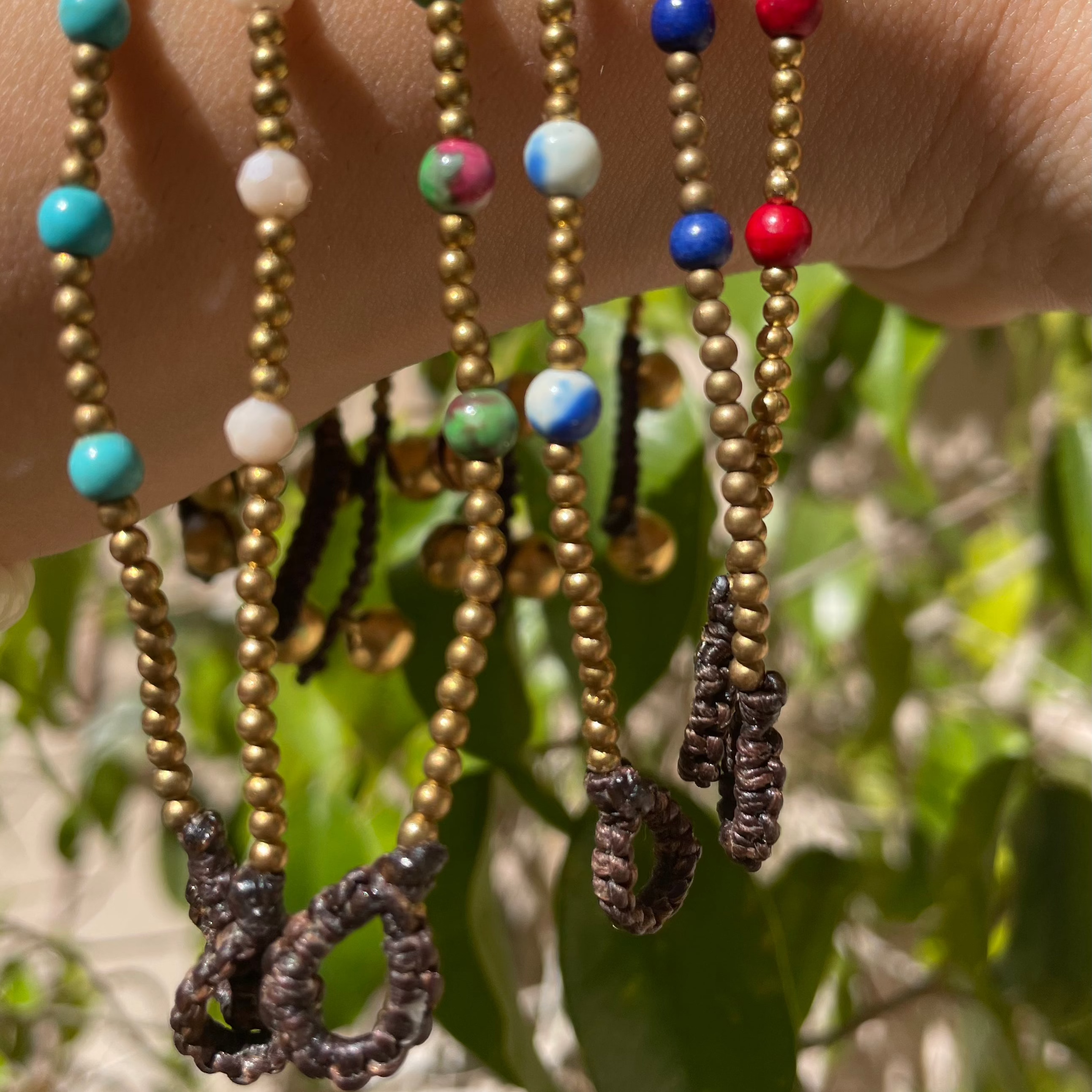 Bracciale con perle di fiume in 6 colori