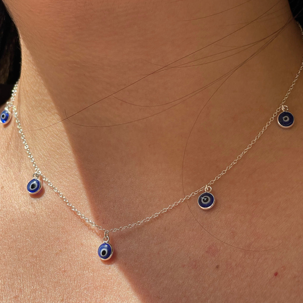 Collana con occhio di Allah pendenti