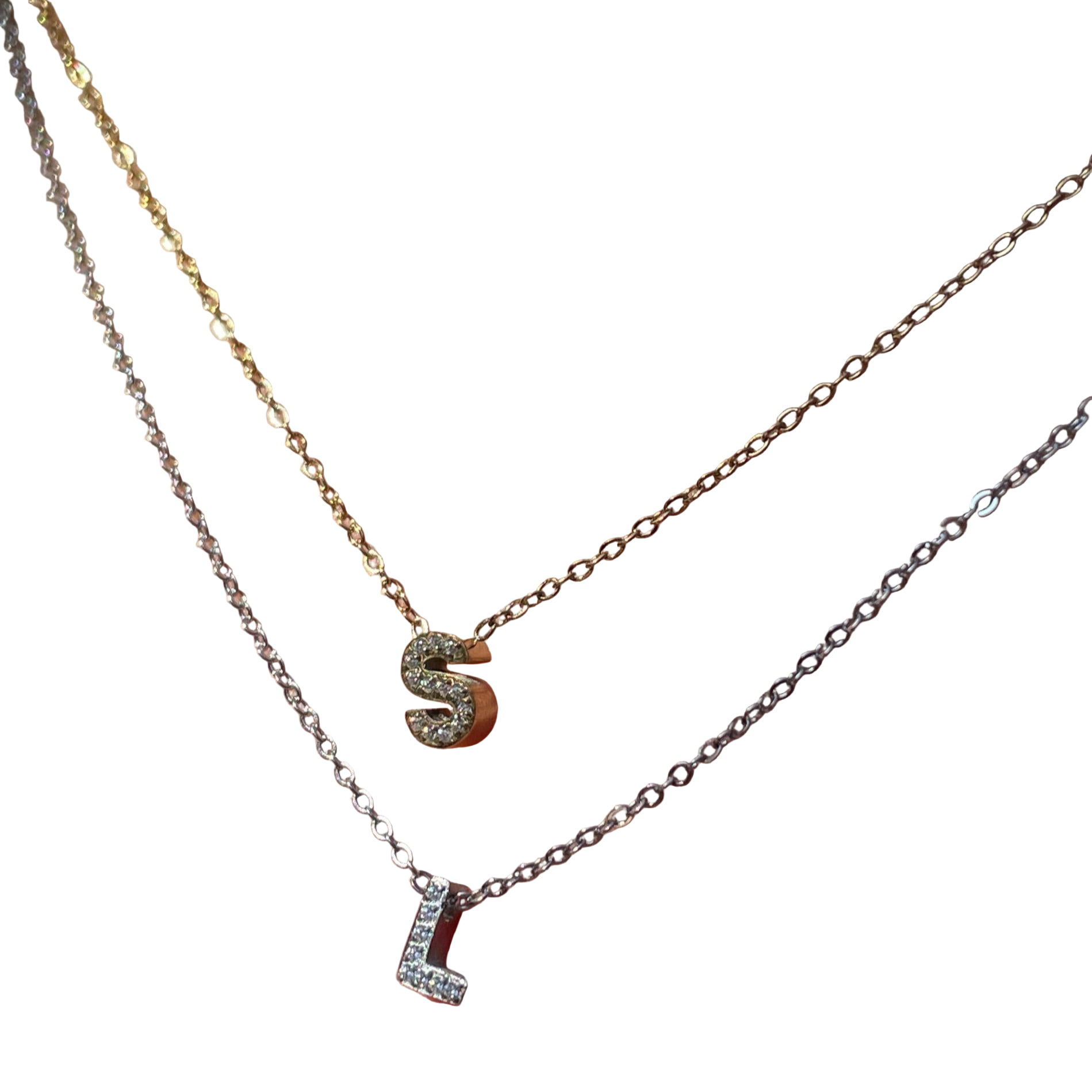 Collana letterina in 2 colori