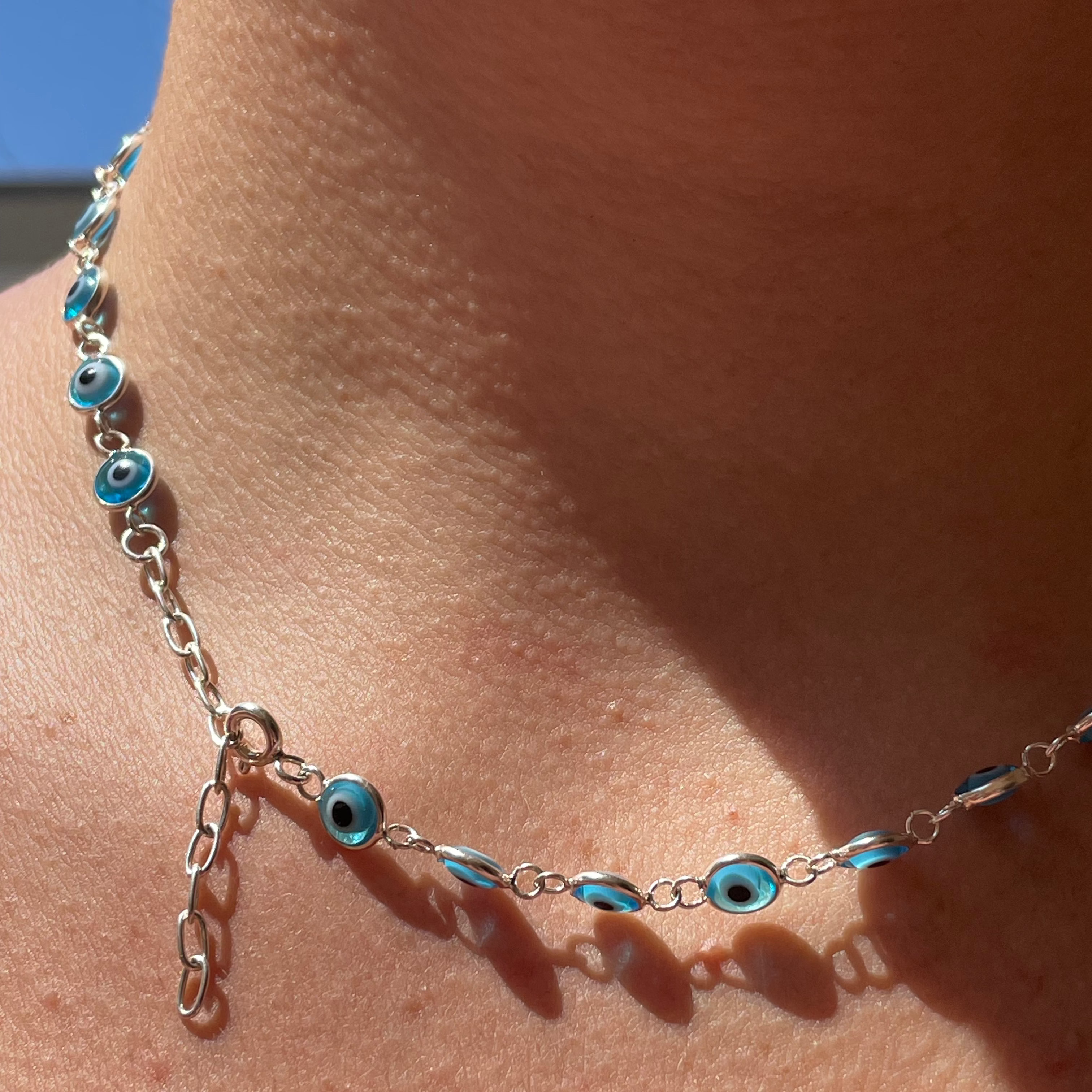 Set collana e bracciale con Occhio di Allah