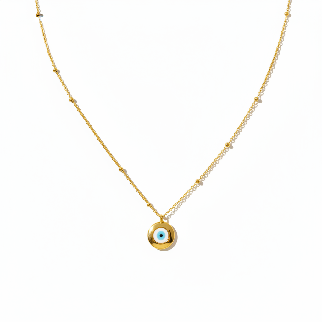 Collana con ciondolo occhio di Allah