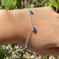 Bracciale con occhio di Allah pendenti